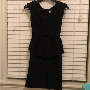 Black Peplum Dress